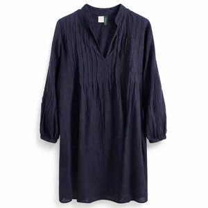 Lauren Ralph Lauren Navy Cotton Tunic Top